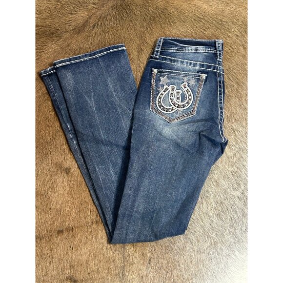 NEW Women’s Grace in LA Horseshoe Star Jean - Picture 1 of 4